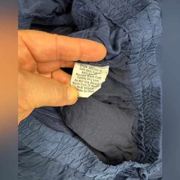 Johnny Was Alice Deep Blue Joggers - Picture 8 of 10